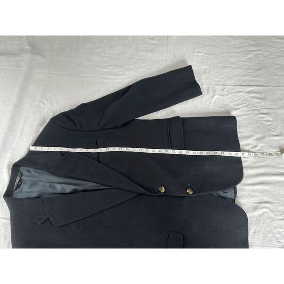 John Alexander 100% Camel Hair Blazer/Sport Jacket Size 44R, Dark Blue, USA Made - Picture 5 of 12